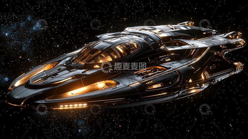 高清大图下载【趣麦麦图】宇宙飞船