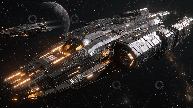 高清大图下载【趣麦麦图】宇宙战舰