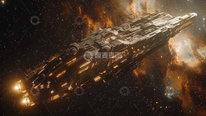 高清大图下载【趣麦麦图】宇宙飞船