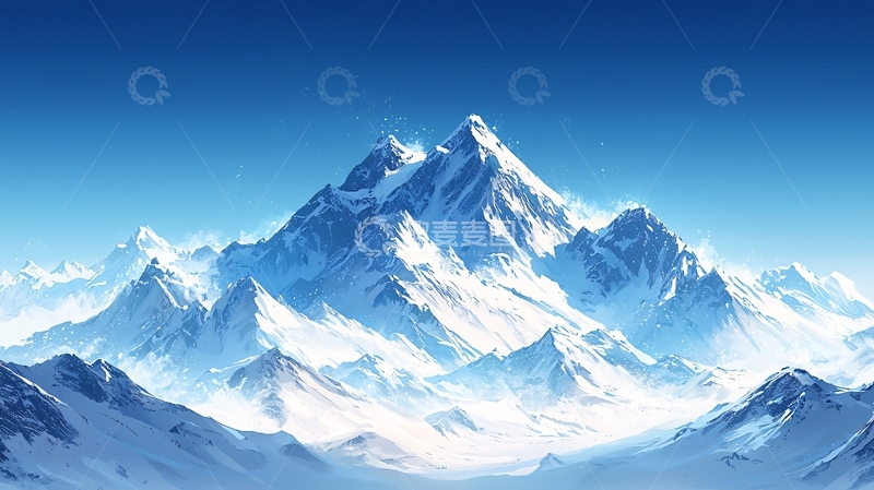 高清大图下载【趣麦麦图】雪山