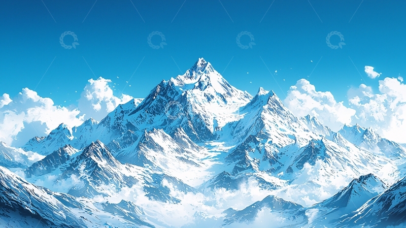 高清大图下载【趣麦麦图】雪山高清图片