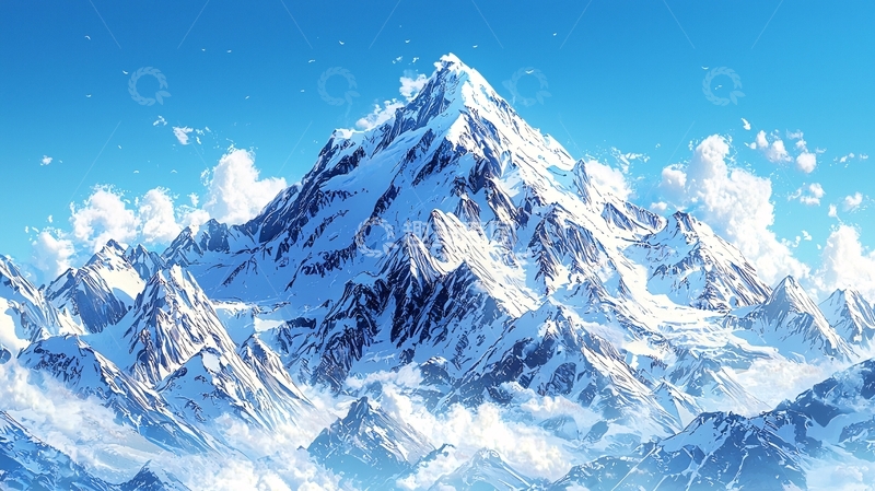 高清大图下载【趣麦麦图】雪山