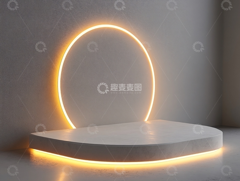 高清大图下载【趣麦麦图】极简风格产品展示台