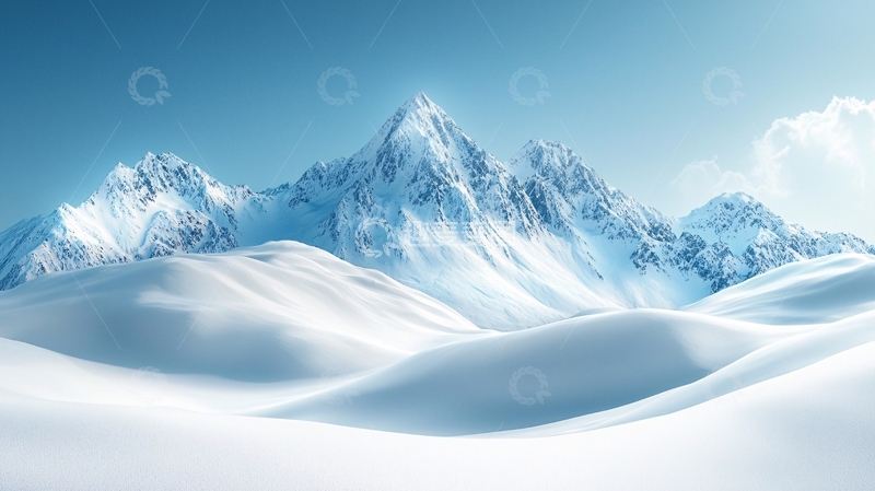 高清大图下载【趣麦麦图】雪山风景