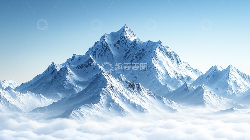 高清大图下载【趣麦麦图】雪山