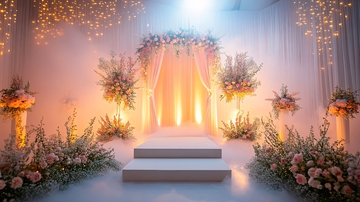 梦幻婚礼仪式背景