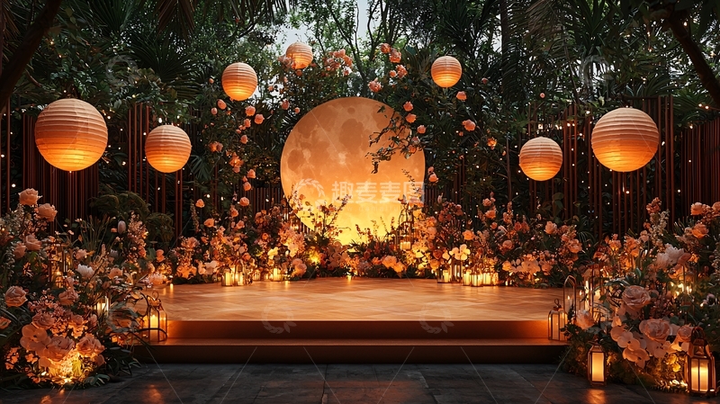高清大图下载【趣麦麦图】浪漫婚礼背景
