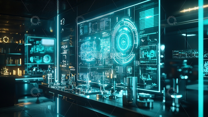 高清大图下载【趣麦麦图】未来科技实验室