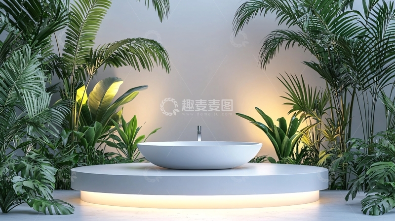 高清大图下载【趣麦麦图】简约现代风格浴缸