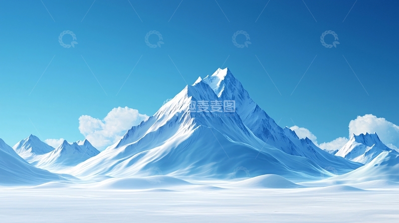 高清大图下载【趣麦麦图】雪山