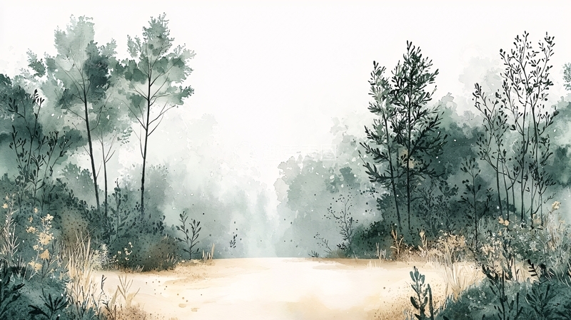 高清大图下载【趣麦麦图】水彩画