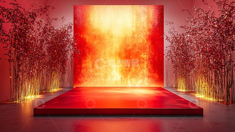高清大图下载【趣麦麦图】红色火焰背景
