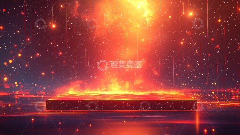 高清大图下载【趣麦麦图】火焰舞台