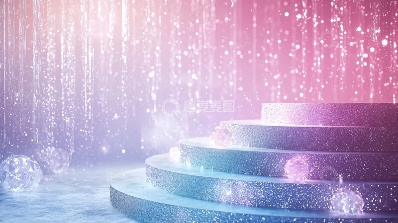 高清大图下载【趣麦麦图】梦幻舞台背景11