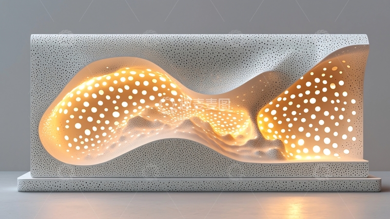 高清大图下载【趣麦麦图】抽象雕塑灯