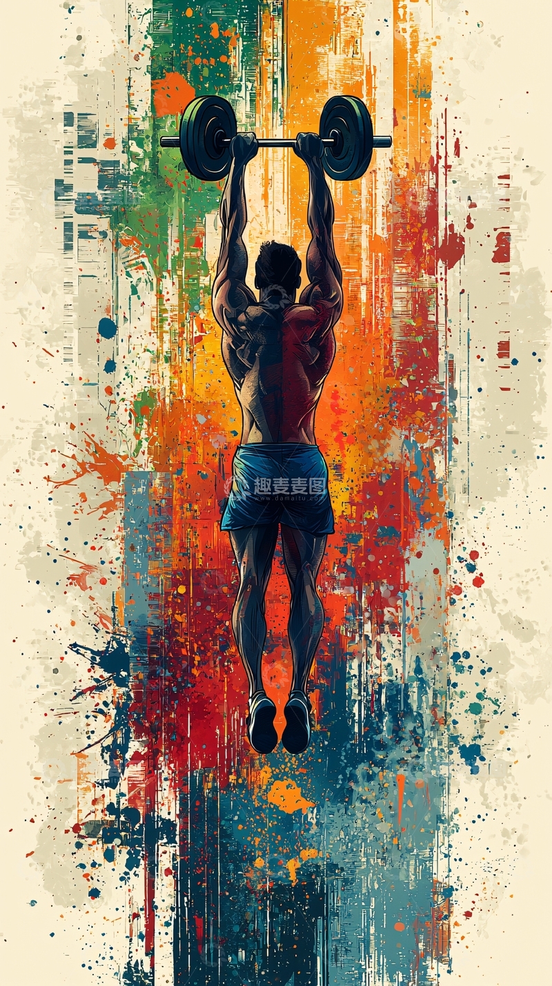 高清大图下载【趣麦麦图】健身男人