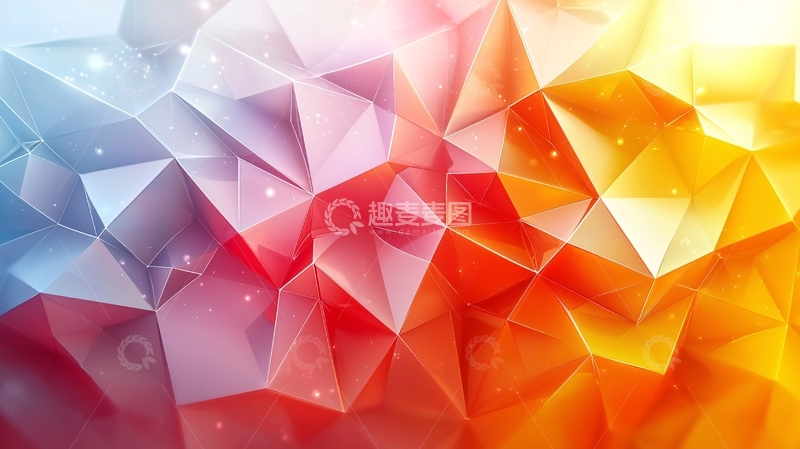 高清大图下载【趣麦麦图】抽象几何背景