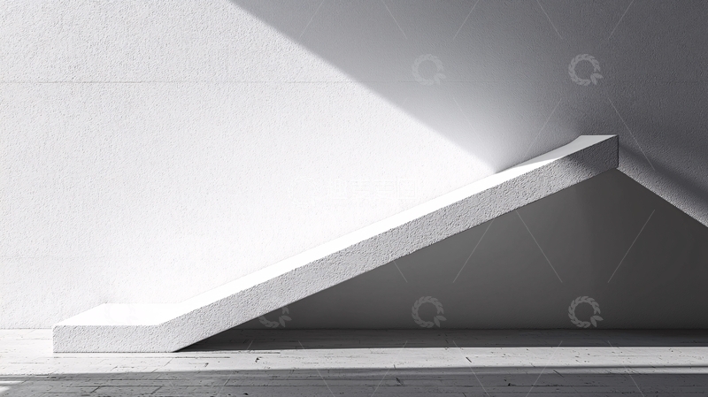 高清大图下载【趣麦麦图】极简主义白色几何构图