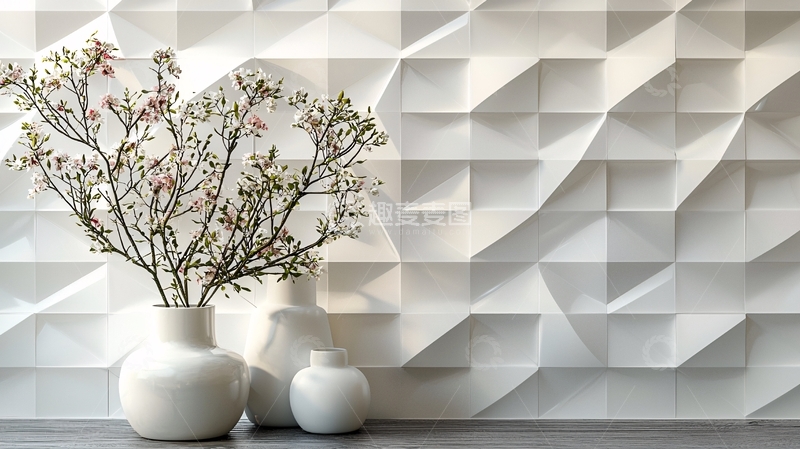 高清大图下载【趣麦麦图】白色花瓶