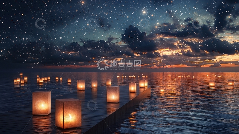 高清大图下载【趣麦麦图】星空夜景