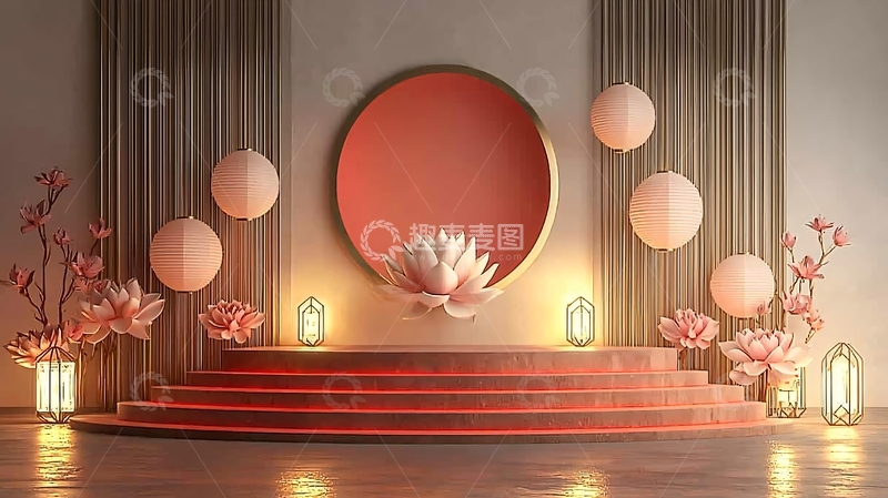 高清大图下载【趣麦麦图】中式背景