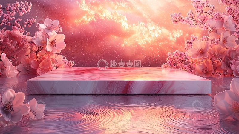 高清大图下载【趣麦麦图】粉色樱花