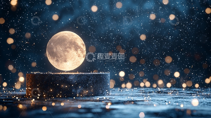高清大图下载【趣麦麦图】梦幻唯美月亮