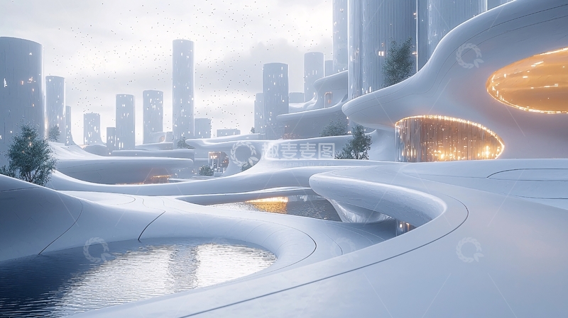 高清大图下载【趣麦麦图】未来都市景观6