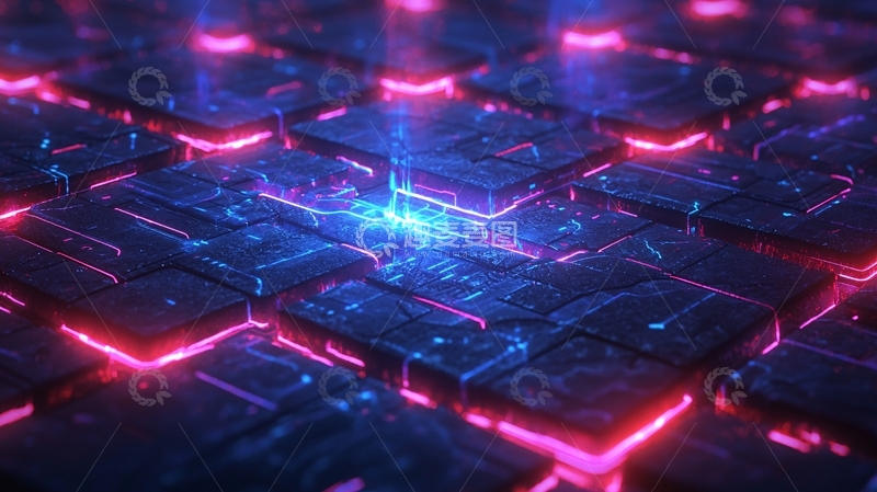 高清大图下载【趣麦麦图】抽象科技感炫酷背景