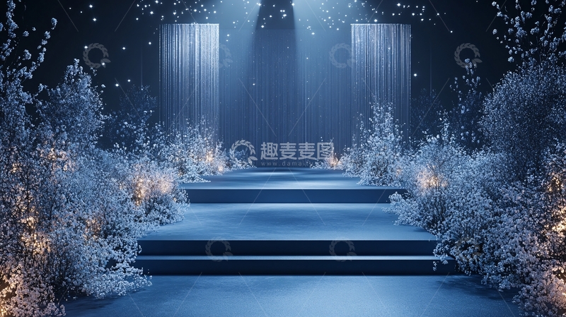 高清大图下载【趣麦麦图】冰雪婚礼场景