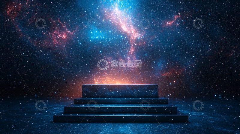 高清大图下载【趣麦麦图】宇宙空间台阶