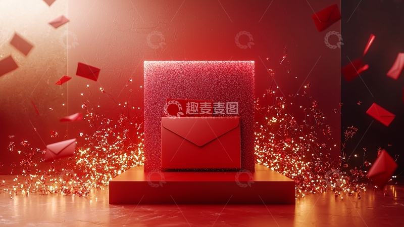 高清大图下载【趣麦麦图】红色信封