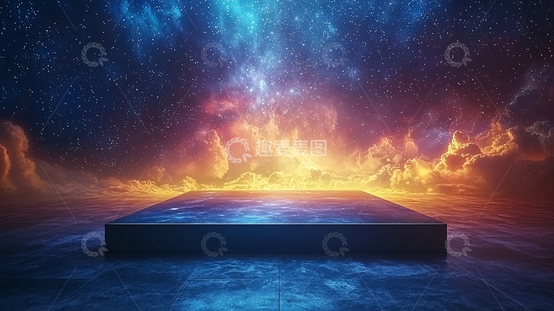 高清大图下载【趣麦麦图】宇宙星空展台