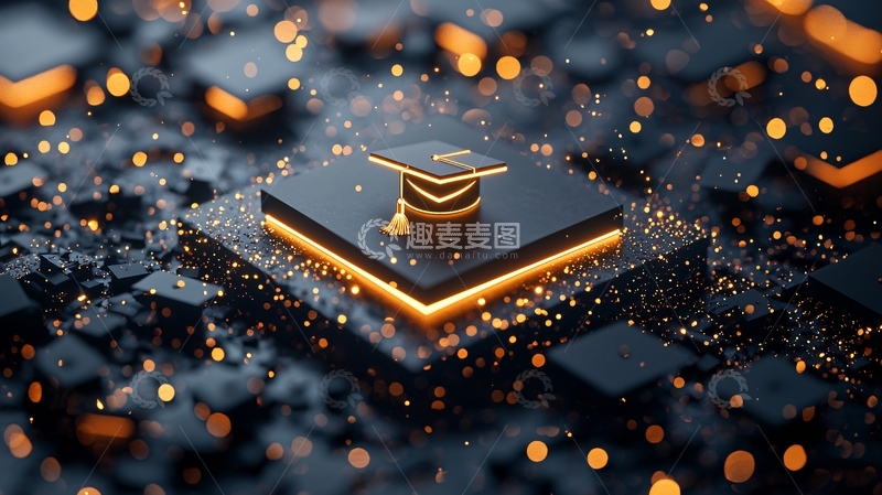 高清大图下载【趣麦麦图】毕业帽