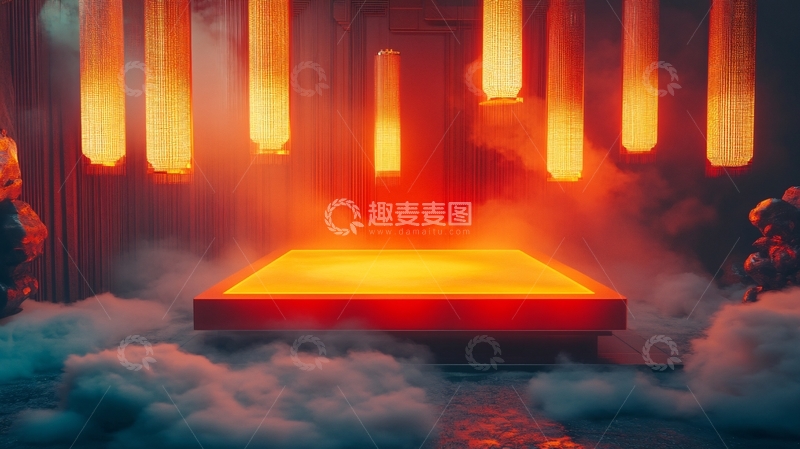 高清大图下载【趣麦麦图】蒸汽朋克风格舞台