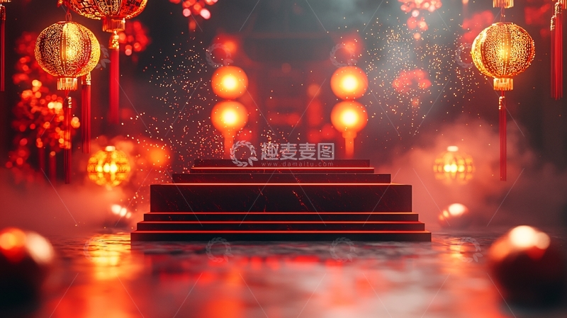 高清大图下载【趣麦麦图】中式新年背景