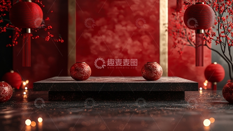 高清大图下载【趣麦麦图】中式背景