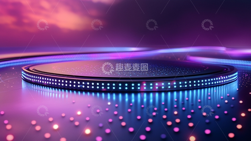 高清大图下载【趣麦麦图】炫酷舞台灯光背景