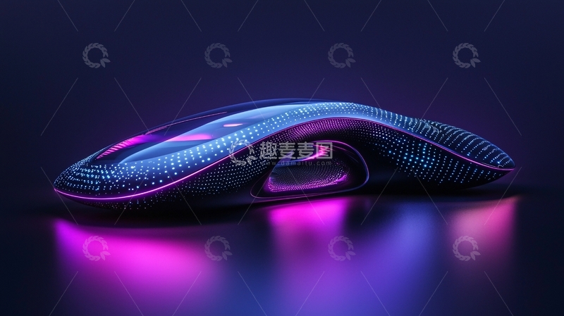 高清大图下载【趣麦麦图】炫酷未来感科技鼠标