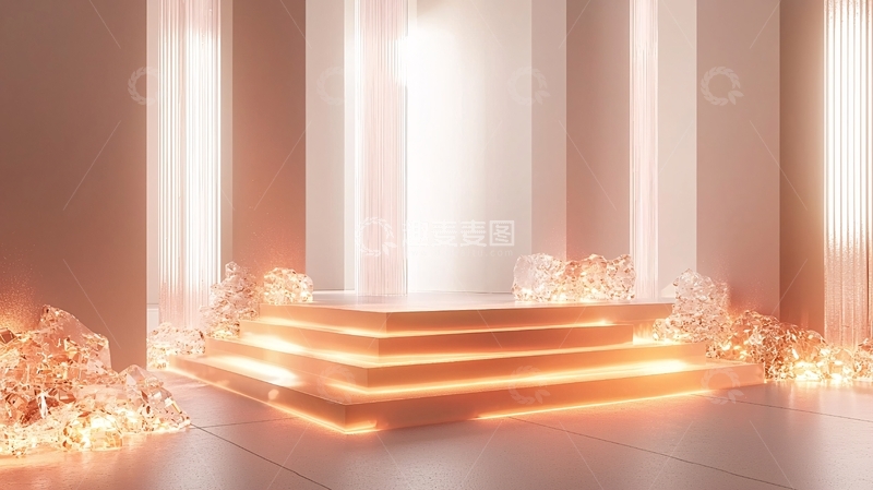 高清大图下载【趣麦麦图】极简风格产品展示台