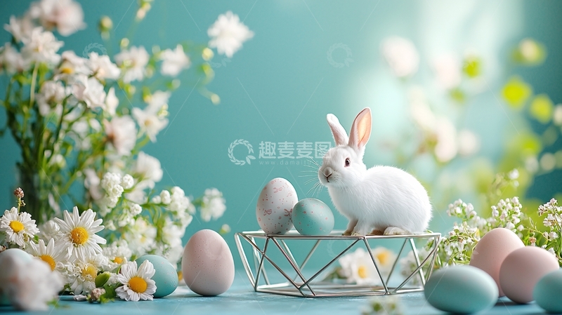 高清大图下载【趣麦麦图】白兔