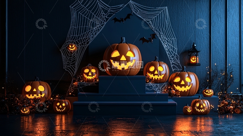 高清大图下载【趣麦麦图】万圣节南瓜灯39