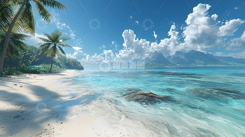 高清大图下载【趣麦麦图】热带海滩风光