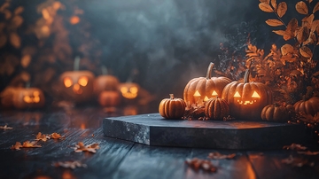 幽暗森林南瓜灯