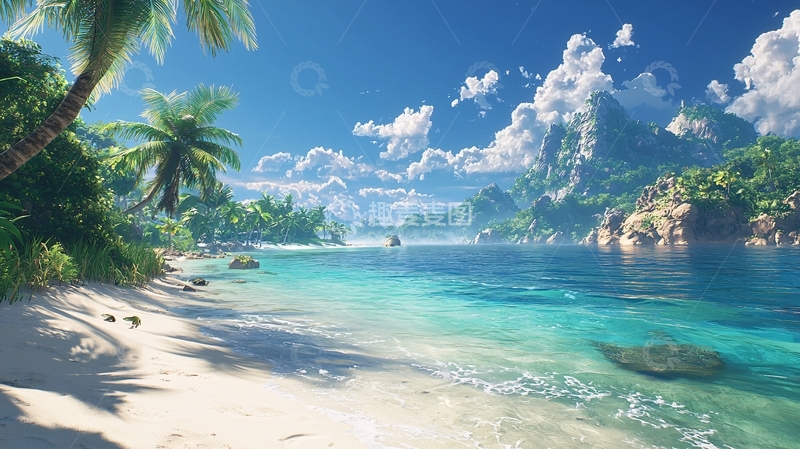 高清大图下载【趣麦麦图】热带海滩风光
