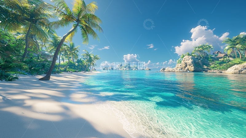 高清大图下载【趣麦麦图】热带海滩风光