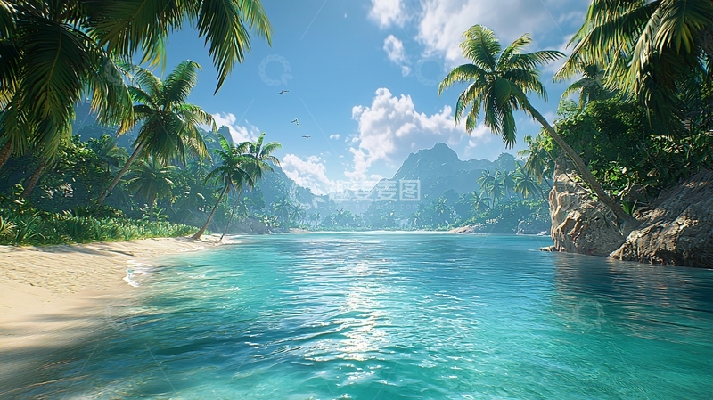高清大图下载【趣麦麦图】热带海滩风光