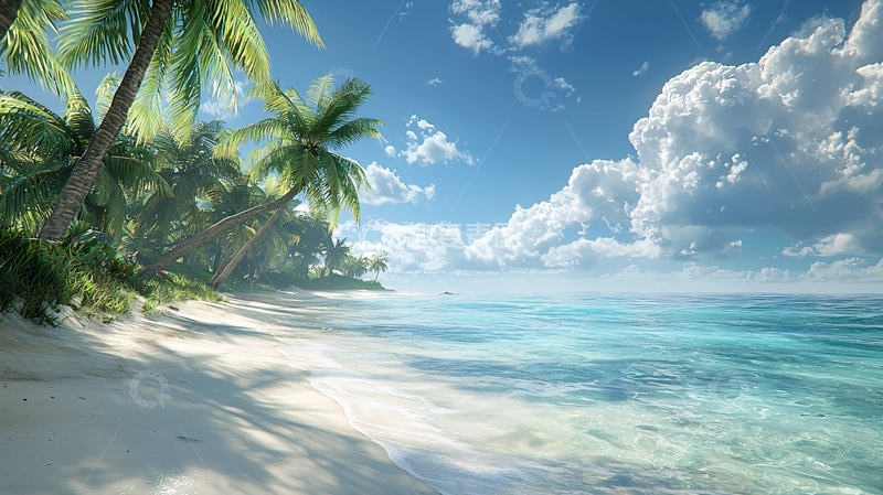 高清大图下载【趣麦麦图】热带海滩风景