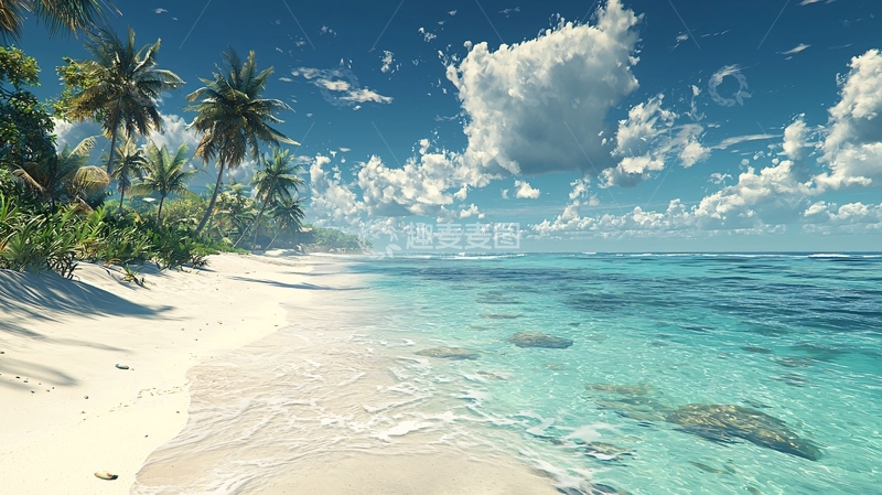 高清大图下载【趣麦麦图】热带海滩风景