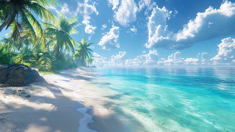 高清大图下载【趣麦麦图】热带海滩风景